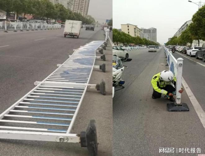 樂魚官方網(wǎng)站修復(fù)破壞交通護欄 保護市民出行寧靜(圖1)